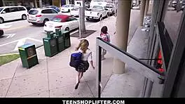 big natural tits blonde teen 18+ shoplifter fucked by officer with monster cock