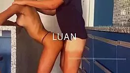 Coelhinha lets husband and two friends fuck her without condom