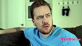 Stepdad couldn't finish, so stepbrother takes over the task