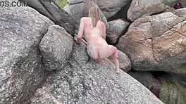 liberal couple from curitiba having sex on the trail with voyeur vibes