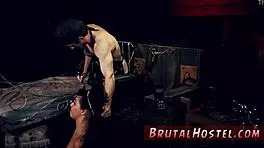 Intense hardcore pussy licking on bound young amateur teen couple in HD.