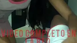 Real sex with stepsister involves big black cock and cumshot