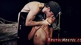 Intense hardcore pussy licking on bound young amateur teen couple in HD.