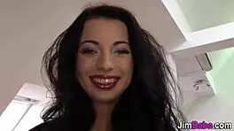 Young teen amateur explores POV with an older partner.