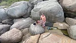 liberal couple from curitiba having sex on the trail with voyeur vibes