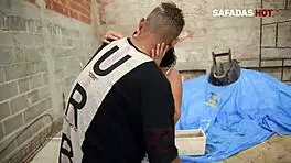 novinha gostosa giving blowjob to big black cock rough anal