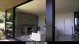 Angeline Red Swallows Stepdad's Huge Dick