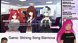 What Route Are You Playing in Vtuber Lewdneko's Shining Song Starnova Aki Part 2?