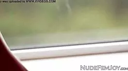 edessa g teases with small tits in slow motion