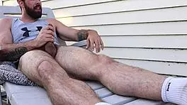 Stepsister Fucked Me Outside with Big Cumshot on Ass