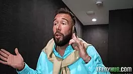 lucky anne the sitter gives blowjob with big ass