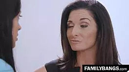 familybangs com ⭐ lone housewife lures pretty babysitter into sensual play