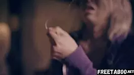 Cute hitchhiker teen gets double penetrated for a free ride. Watch full on FreeTaboo net!