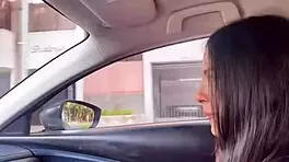 Small Colombian Teen Fucked by Driver, Deep Blowjob Breaks Tight Pussy, Begs for Cumshot!