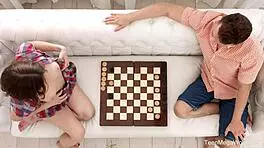 Sofy Torn plays checkers then doggy, he says.