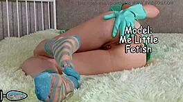 hot student webcam model fits 4cm butt plug in tight hole