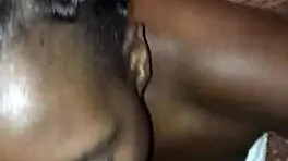 darkskin shy teen tries blowjob first time 😳
