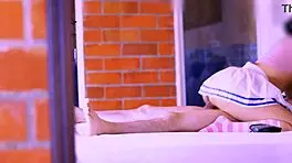 The shy stepdaughter approached her stepfather, revealing bold side for intense pleasure