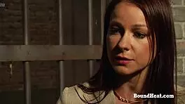 Lesbian Slave in Prison Sniffs Madame’s Panties for Pleasure