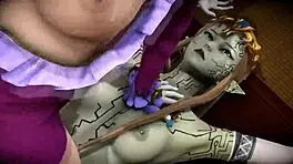 扶她公主塞尔达被木偶内射3D动作