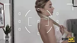 Young Hottie Gets Naked for Pussy-Nailing Without Missing Rimming!