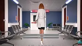 Intriguing rockstar roleplay with redhead brunette babe in game