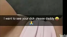 sexting my best friend's dad on snapchat till i explode - joyliii
