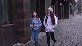 Petite Teen Licks Lesbian Pussy With Dildo! Small Tits And Toys.