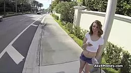 banging huge titty broke teen in public parking lot group