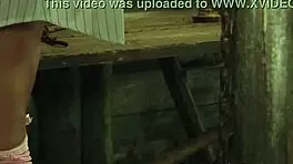 Tied Up Lesbian Slave Fingered and Punished by Mistress in Leather Garage