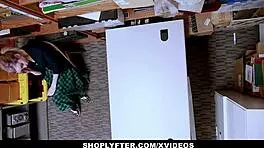 Lexi Lore Complies with Security Officer After Shoplifting Her Tight Pussy!