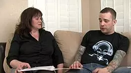 Young european student bangs chubby teacher for better grades in hardcore action