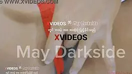 Myanmar Schoolgirl Model Engages in Solo Activities