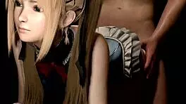 Marie Rose in that hentai chair! What a wild ride!