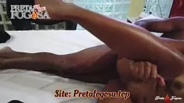 Ebony prostitute begs husband not to insert monster cock fully before orgasm