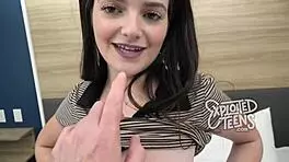 Cute Jewish Teen 18+ Sucks Cock in First POV Porn Casting