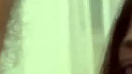 Naughty brunette takes hardcore anal fuck with big cock gaping