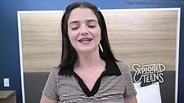 Cute Jewish Teen 18+ Sucks Cock in First POV Porn Casting