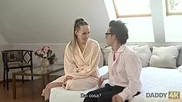 cutie teen tries older man for first time in daddy4k