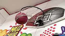 Flexible Huge Boobs Bitch Seduces Coach To Fuck