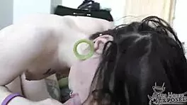 18 year old goth girl andy sucking me off cum covered tits piercings and tattoos?