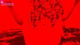 petite teen camgirl alexiateen anal with mistress in fishnets and skirt on webcam