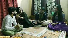 How does this Indian bhabhi swap for steamy family action?