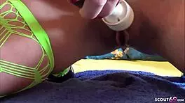 German amateur couple films private porn