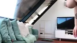 Wow, Babe Masturbates Pussy with Anal Toys Before Party!