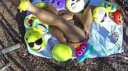 nina rivera enjoys solo time in the woods