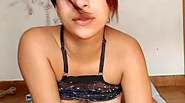 Hot Latina Teases In Lingerie With Moves