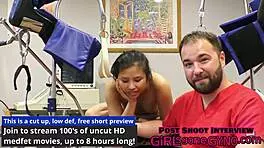Wow! Asian Teen Raya Ngueyn's Piss Hole Stretched by Doctor Tampa!