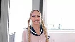 Zoe Clark Masters Big Cock POV Blowjob with Huge Cum Swallow.