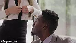 Horny Teen 18+ Finds Stress Relief With Big Black Dick